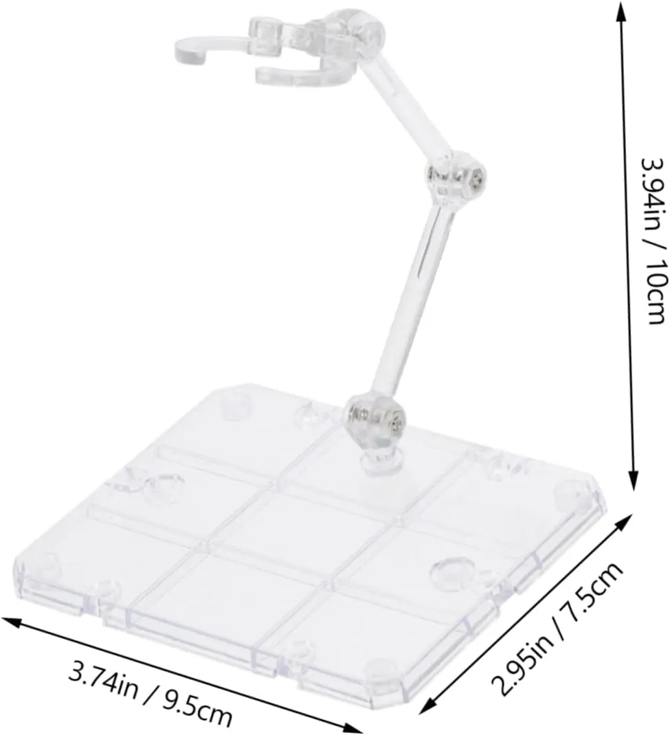 1 Set Hand-Made Special Effects Bracket Action Figure Holder Doll Display Rack Figure Display Holder Figure Stand Plastic Blue Bracket Doll Support Frame