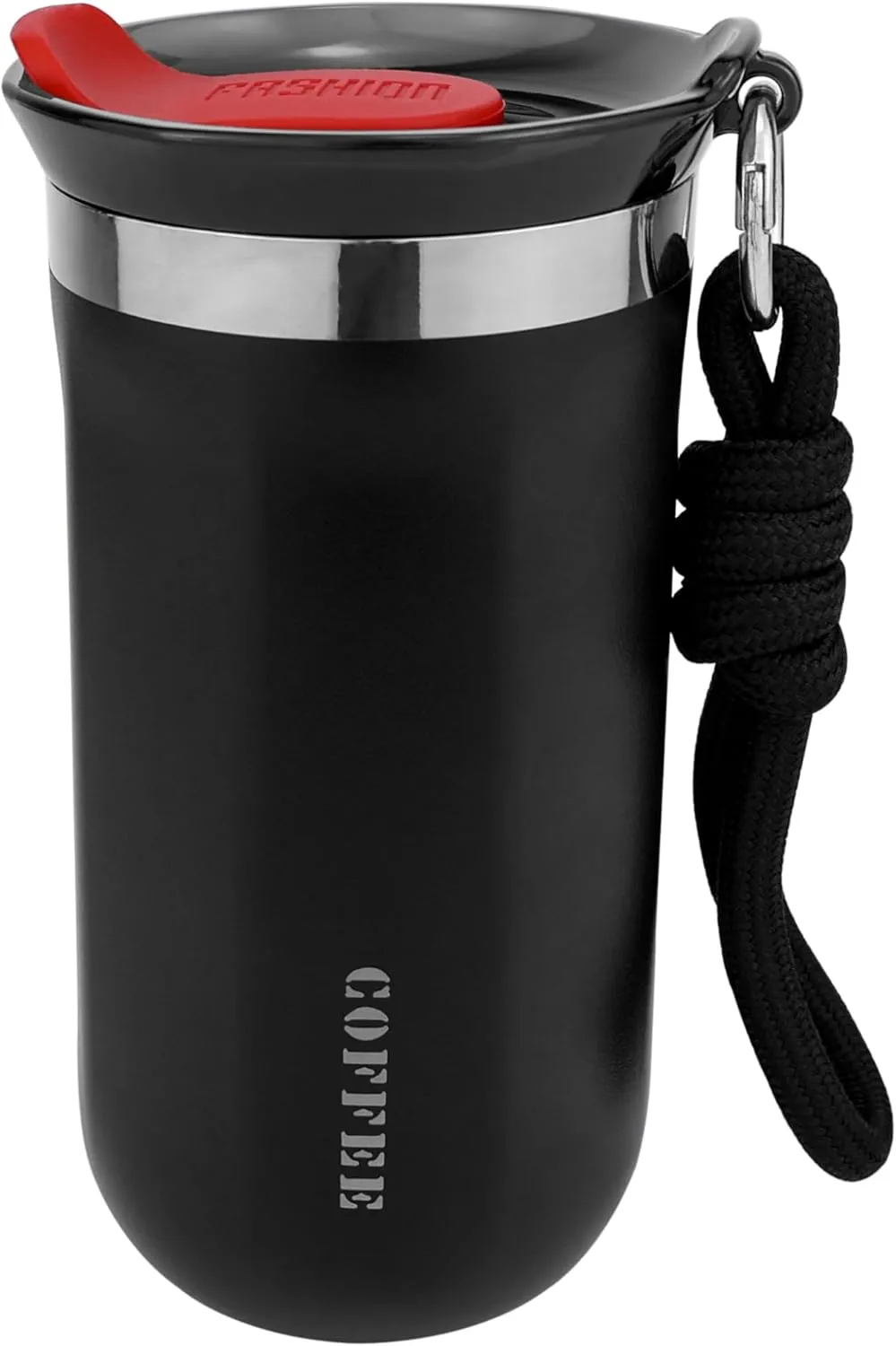 11 Oz Travel Coffee Mug - Insulated Reusable Stainless Steel Mug with Lid - Spill Proof for Hot and Iced Drinks