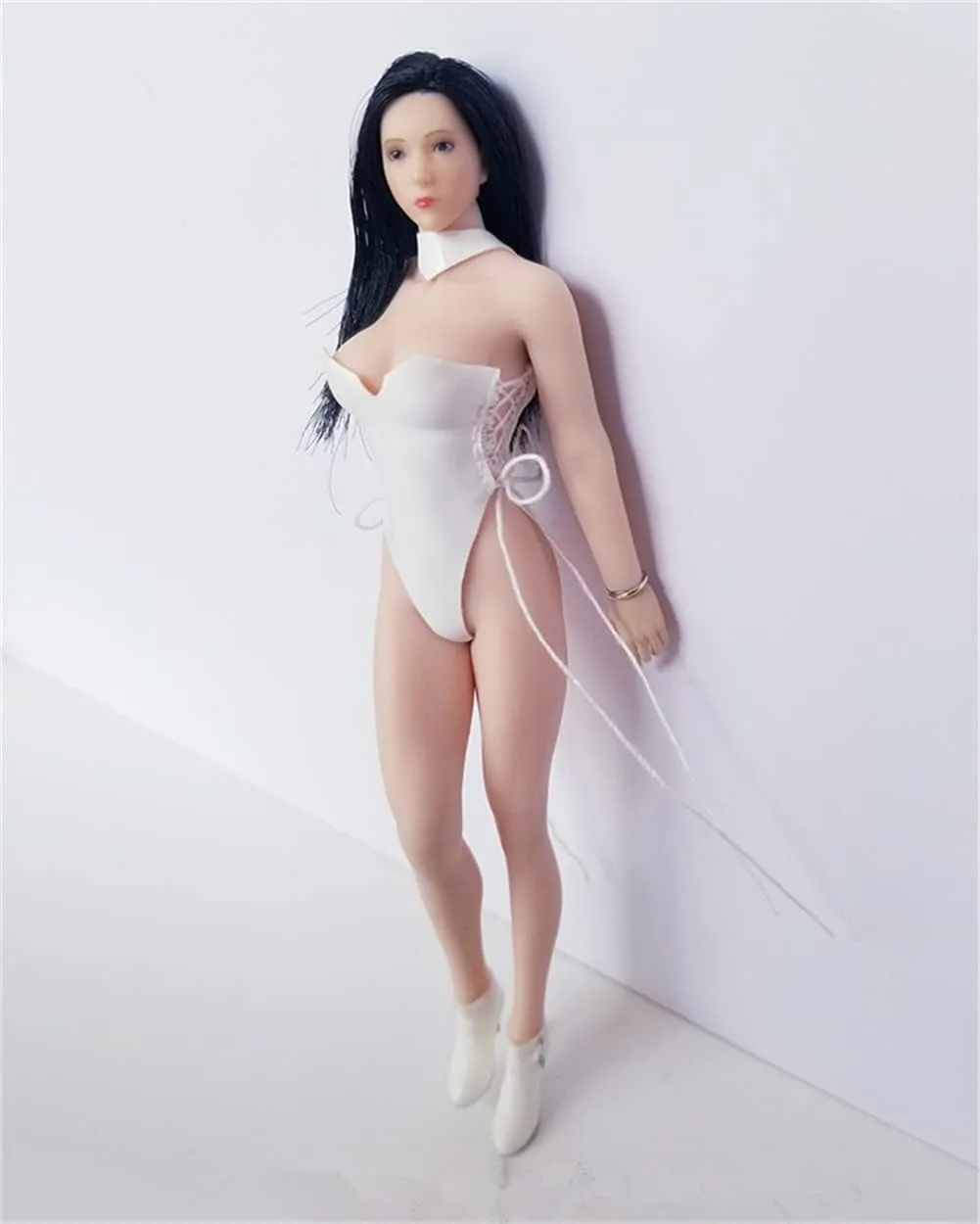 1/12 Scale Action Figure,6inch Male/Female Super-Flexible Seamless Body Doll Toy Collection (T01B Suntan Skin Female Action Figure)