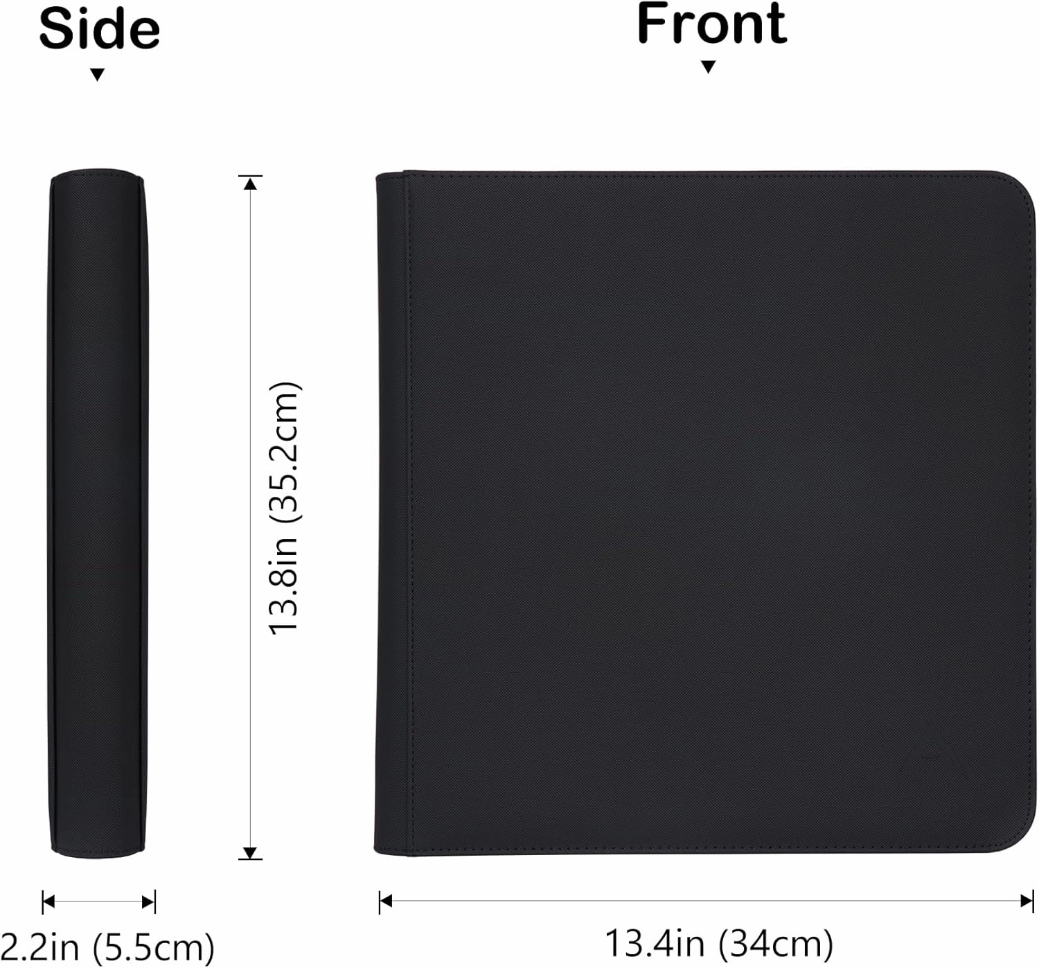 12 Pocket Card Binder, Fits 1008 Trading Cards Side Loading Ringless Card Album for TCG and Sports Cards