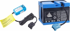 12 Volt Charger and 12V 12AH Battery Combo Kit for Peg Perego for Polaris RZR 900 for John-Deere Gator XUV for Polaris Slingshot for Gaucho Rock'in Children Ride on Car