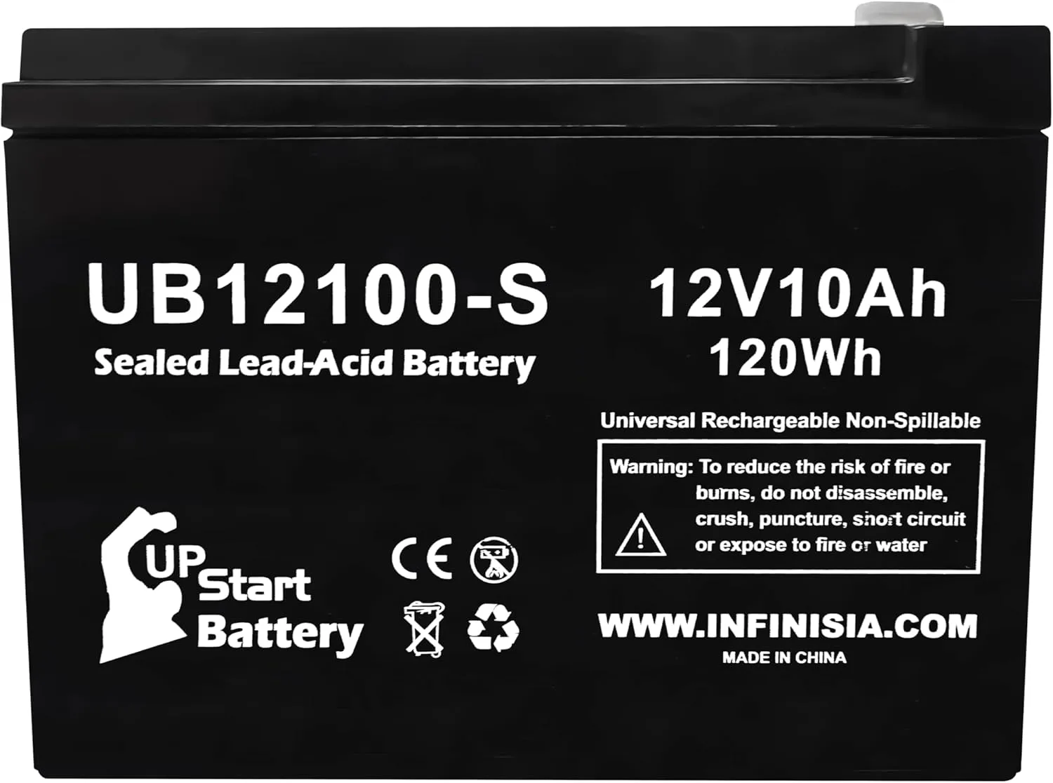 12V 10AH Battery Replacement For Dynacraft Tonka Dump Truck Battery Model #8801-96 - 12 Volt 10 Amp Rechargeable SLA Maintenance Free
