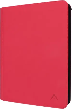 16 Pocket Card Binder, Fits 1344 Trading Cards Side Loading Ringless Card Album for TCG and Sports Cards -Red