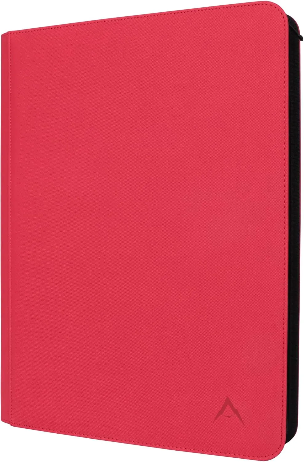 16 Pocket Card Binder, Fits 1344 Trading Cards Side Loading Ringless Card Album for TCG and Sports Cards -Red