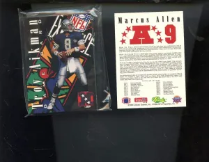 1994 Classic NFL Experience Game Football 20 Card Complete Set John Elway Dan Marino Joe Montana Barry Sanders Jerry Rice Emmitt Smith Troy Aikman