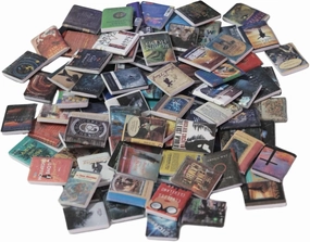 200Pcs Miniature Books Doll House Decoration, Non-Repeating Miniature Books, Miniature Library Bookshelf Fillers, Tiny House Books Decorations
