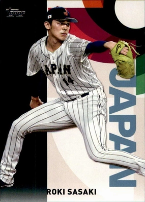 2023 Topps Japan Edition World Baseball Classic #WBC-13 Roki Sasaki Team Japan Baseball Card - Sportscard Superstore