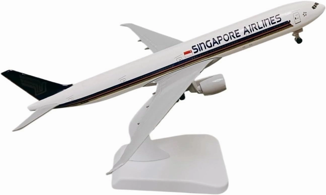 20cm for B777 Singapore Airplane Diecast Toys Games Airplane Toy Collections Alloy Die-Casting Airplane Model