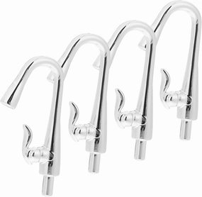 20pcs Miniature Faucet Decor Dollhouse Kitchen Bathroom Accessories Realistic Models for Creative Play Scene Design for Miniature Landscaping Home Decor