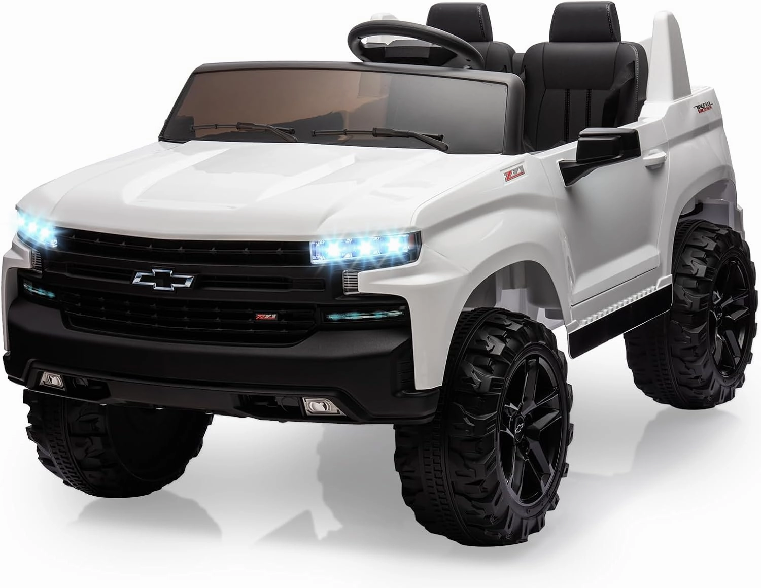 24V 2-Seater Truck Licensed Chevrolet Silverado Ride On Car Kids Toy