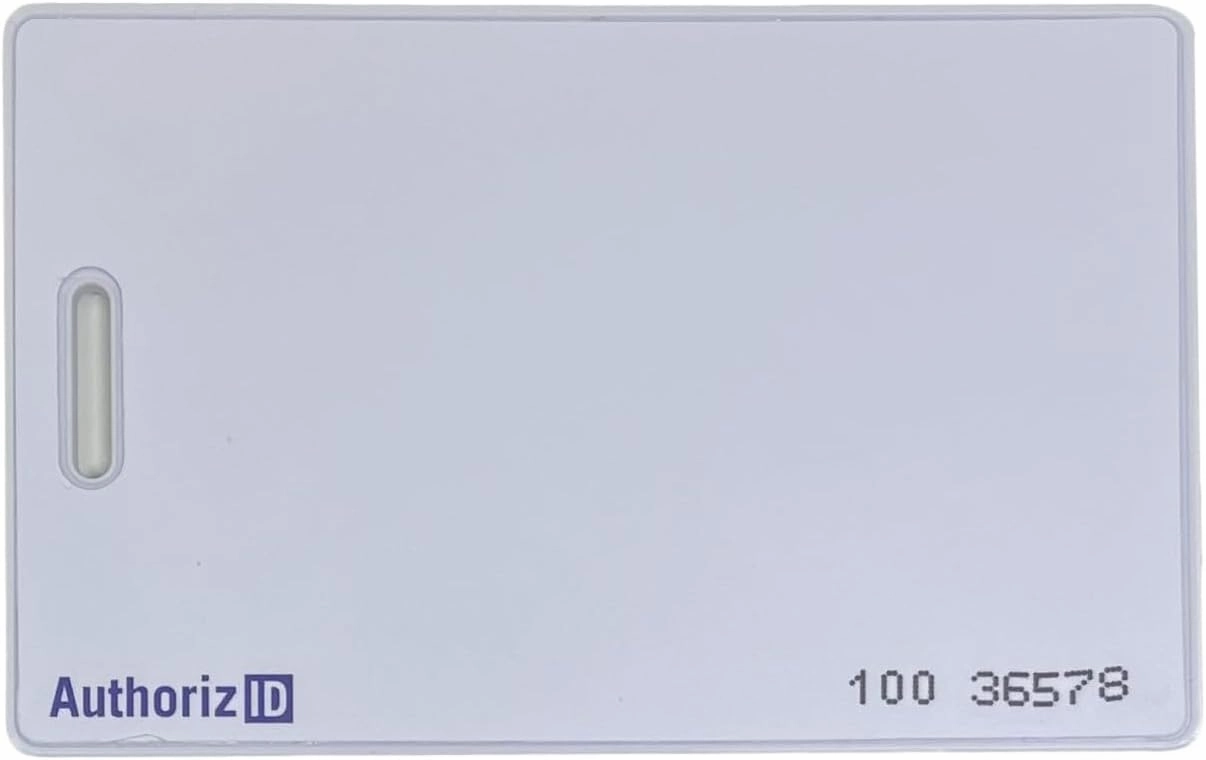 25 – 26 Bit H10301 125 KHz Clamshell Proximity Card Wiegand T5577 chip. Compatible with 1386 1326 7610 1586 1391 and 1346. with Custom Facility Code 55