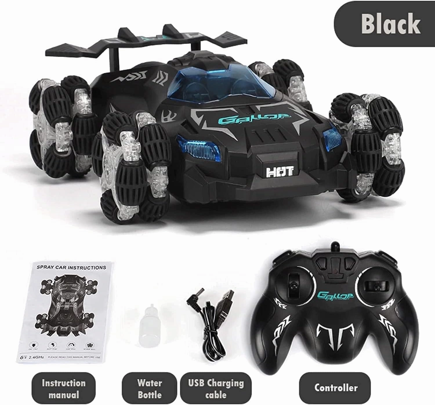 2.4 Ghz Remote Control Vehicle, RC Cars for Adults Fast 20 Mph, High Speed Drift RC Buggy, Electric Sport Racing Hobby Toy Truck Model Vehicle Gift for Kids
