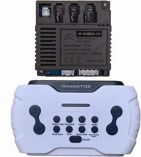 2.4G Bluetooth Remote Control JR-1816RXS-12V Receiver Kit Kids Powered Ride On Car,Controller Control Box Accessories for Children Electric Ride On Car Replacement Parts