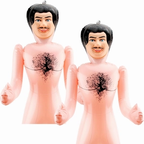 2 Pieses 59 Inch Inflatable Funny Doll Blow Up Tricky Doll Inflatable Doll for Halloween Bachelorette Party Prank Gag Gift Holiday Decoration