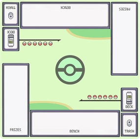 2Player mat Playmat Mat for Game Card Card Game Square Desk Mat for Gamer, Office Home, 60x60cm/23.6x23.6inch