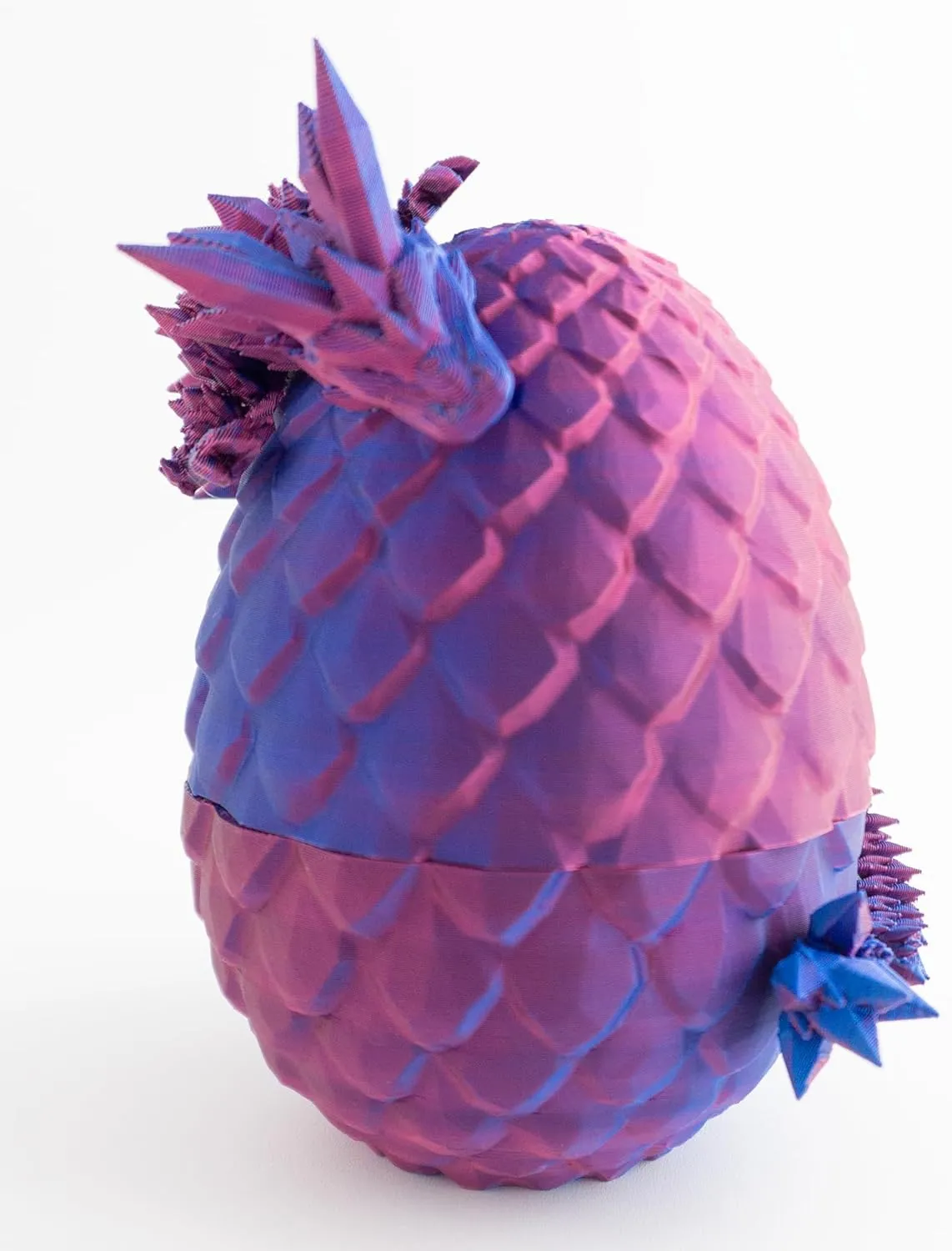 3D Printed Dragon Fidget Toy - Articulated Dragon Egg Surprise for Adults