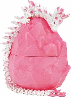 3D Printed Dragon Eggs with Dragon Inside 11.8 in Cherry Blossom Fidget Toy Adults, Desk Décor and Collectible Desk Toys Easter Basket Stuffers