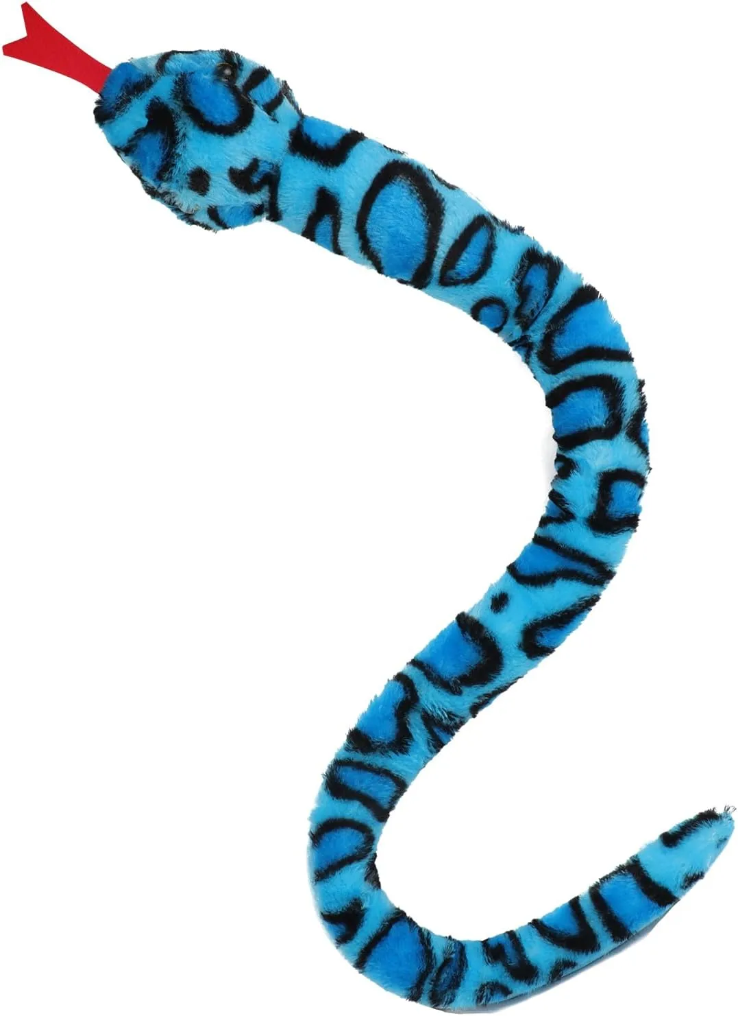 41” LED Light Up Plush Snake Toy Lifelike Snake Stuffed Animal with LED Lights Realistic Luminous Glowing Snake Toy for Halloween Pranks Kids Birthday Gifts