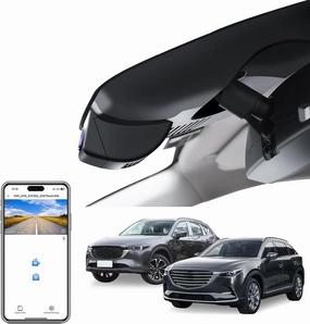 4K Dash Cam Custom fit for Mazda CX5 2019-2025 & CX-9 2020-2025 2.5S Select Preferred Carbon Edition Plus Turbo Signature Touring Signature Grand Touring Sport, WiFi & App, 128GB Card