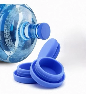 5 Gallon Water Jug CapReusable for Water Bottler Caps Jug Cap Lid,No Spill 55mmSilicone Car Holder with Cup for ketchup