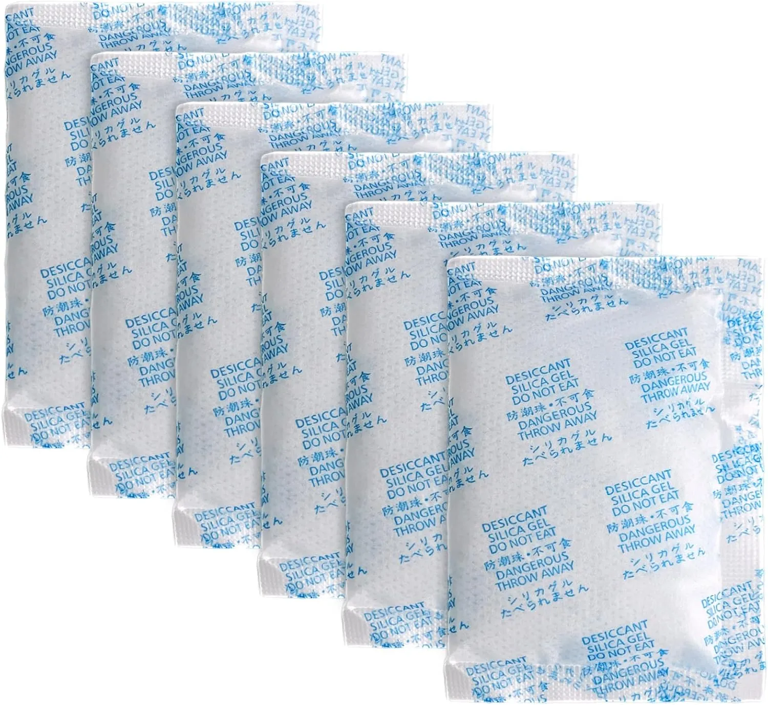 6 Packs Pet Food Desiccant Bag, Replaced Desiccant for Most Automatic Cat Feeders,Keep Cat Food & Dog Food Dry and Fresh, White