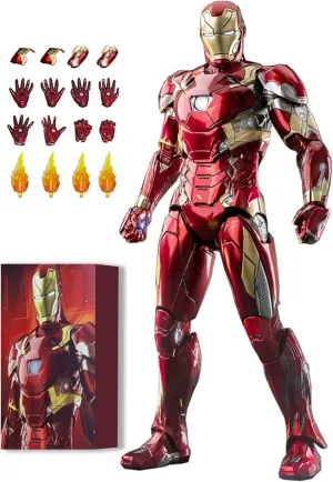 7 Inch Ironman MK46 Action Figure (1/10 Scale) with Lots of Accessories,Exquisite Painting Collectible Toy