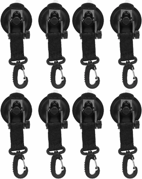 8PCS Suction Hook Heavy Camping Car Accessories Car Camping Hook is Ideal for RV Glass Window Boating Cycling and So On