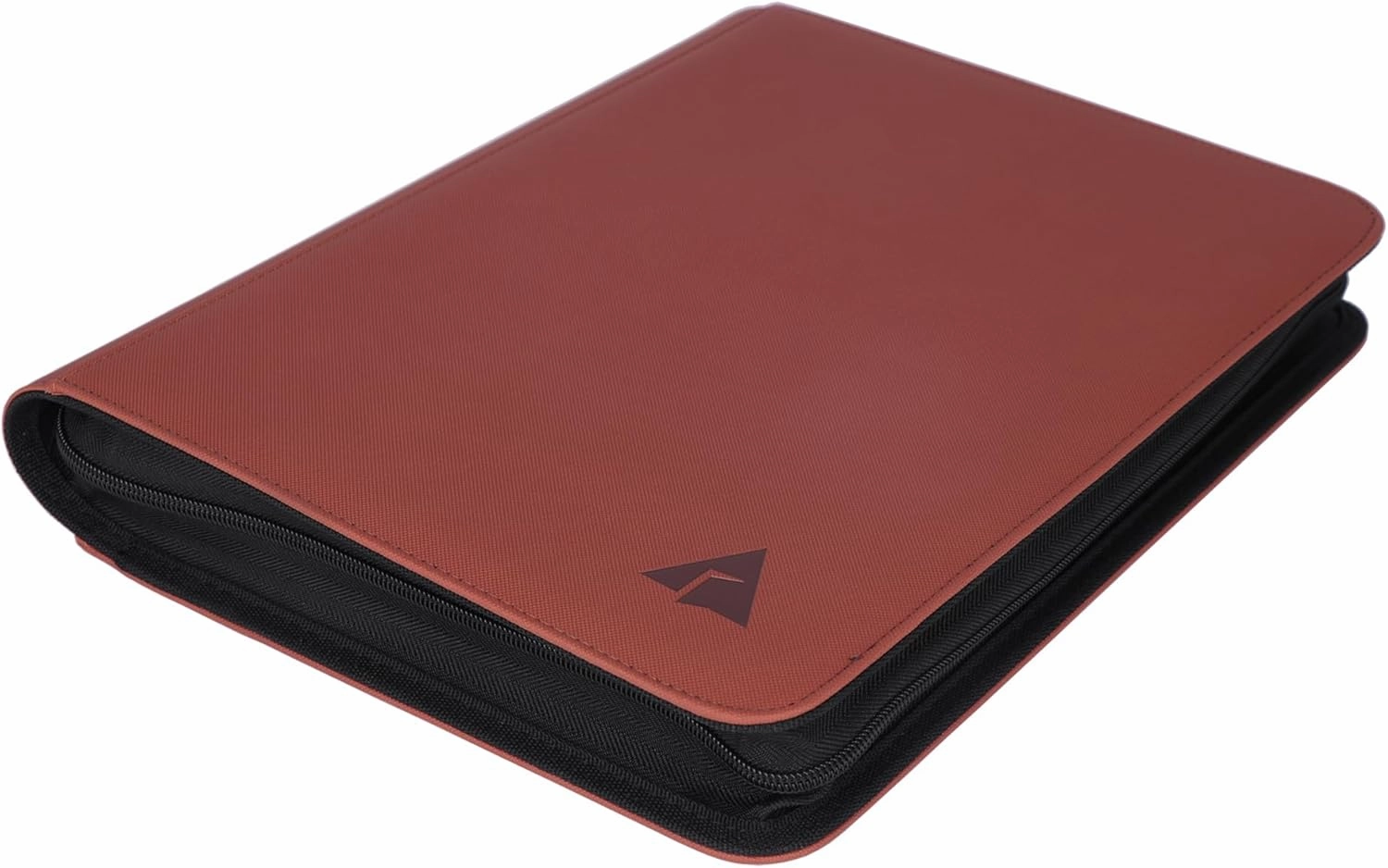 9 Pocket Card Binder, Fits 828 Trading Cards Side Loading Ringless Card Album for TCG and Sports Cards -Brown