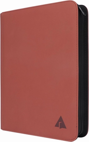 9 Pocket Card Binder, Fits 828 Trading Cards Side Loading Ringless Card Album for TCG and Sports Cards -Brown