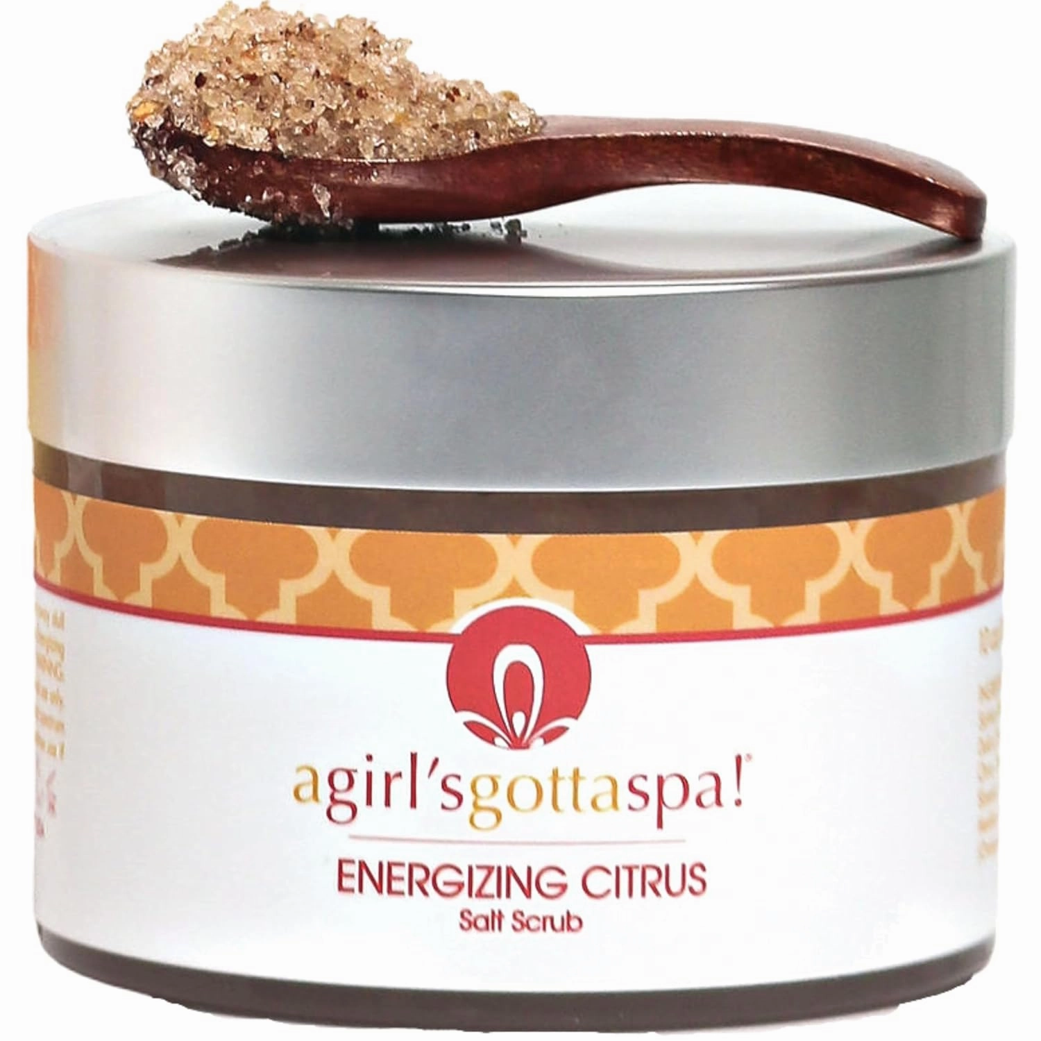 A Girl's Gotta Spa! KP Body Scrub with Dead Sea Salt - Natural Moisturizers for Dry Skin 10 oz with Wooden Spoon