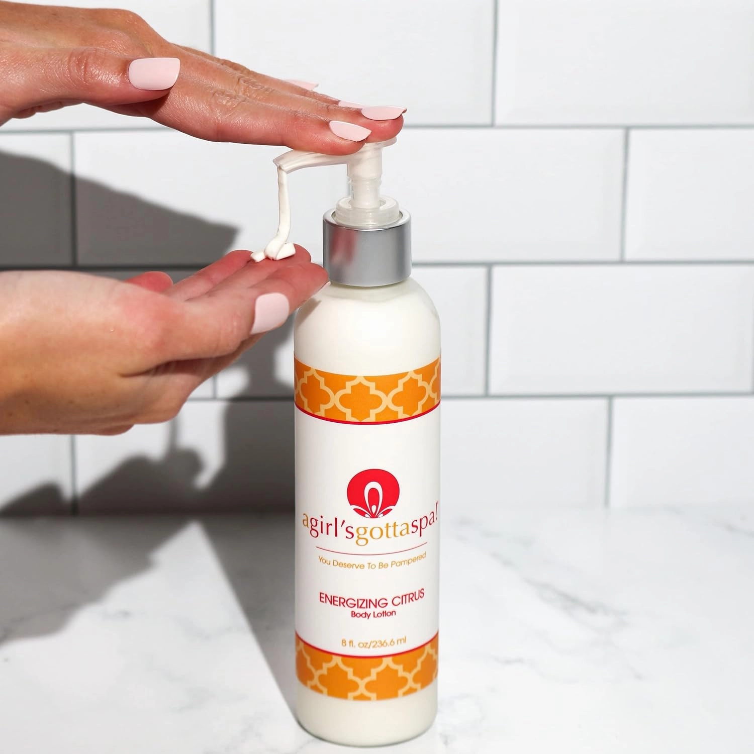 A Girl's Gotta Spa! Shea Butter Body Lotion for Women with Dry Skin - Natural Moisturizing Body Cream | Non-Greasy | Vegan Ingredients | Cruelty-Free, 8 Ounces