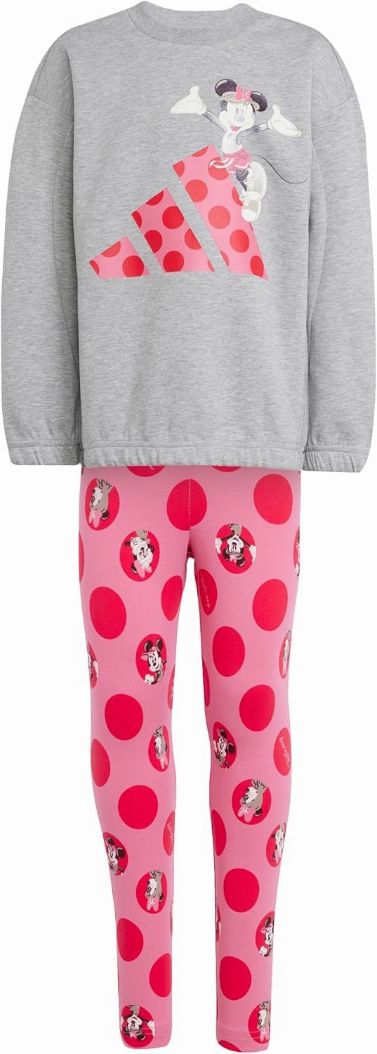 adidas Girls' Disney Minnie Mouse Jogger Set