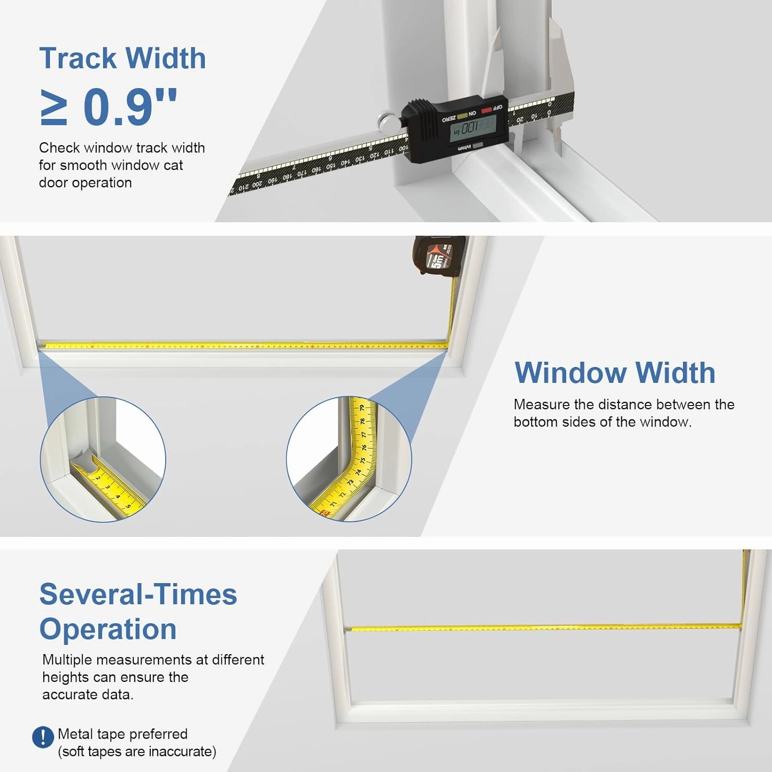 Adjustable Aluminum Pet Door for Window 35.4"-46.7" Wide, 4-Way Lock & Magnetic Closure Window Cat Door,No-Tool Cat Window Door Insert,Cat Door for Window with Steel Alloy Screen,Ventilation Bug-Proof