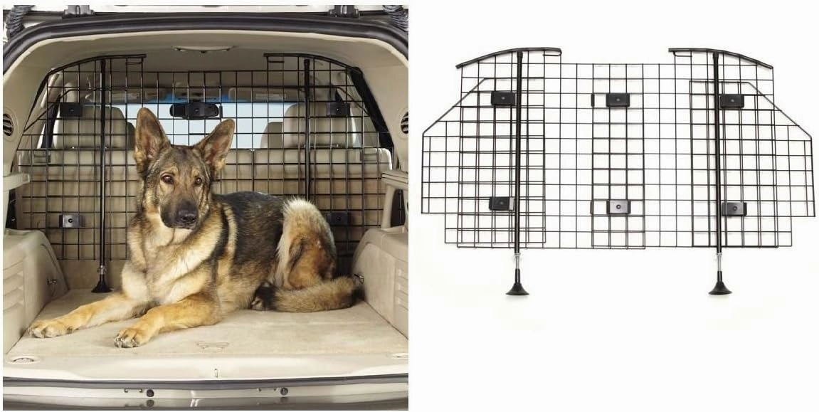 Adjustable Vehicle Safety Barrier Grid Cargo Area Block Keep Pets Gear Safe