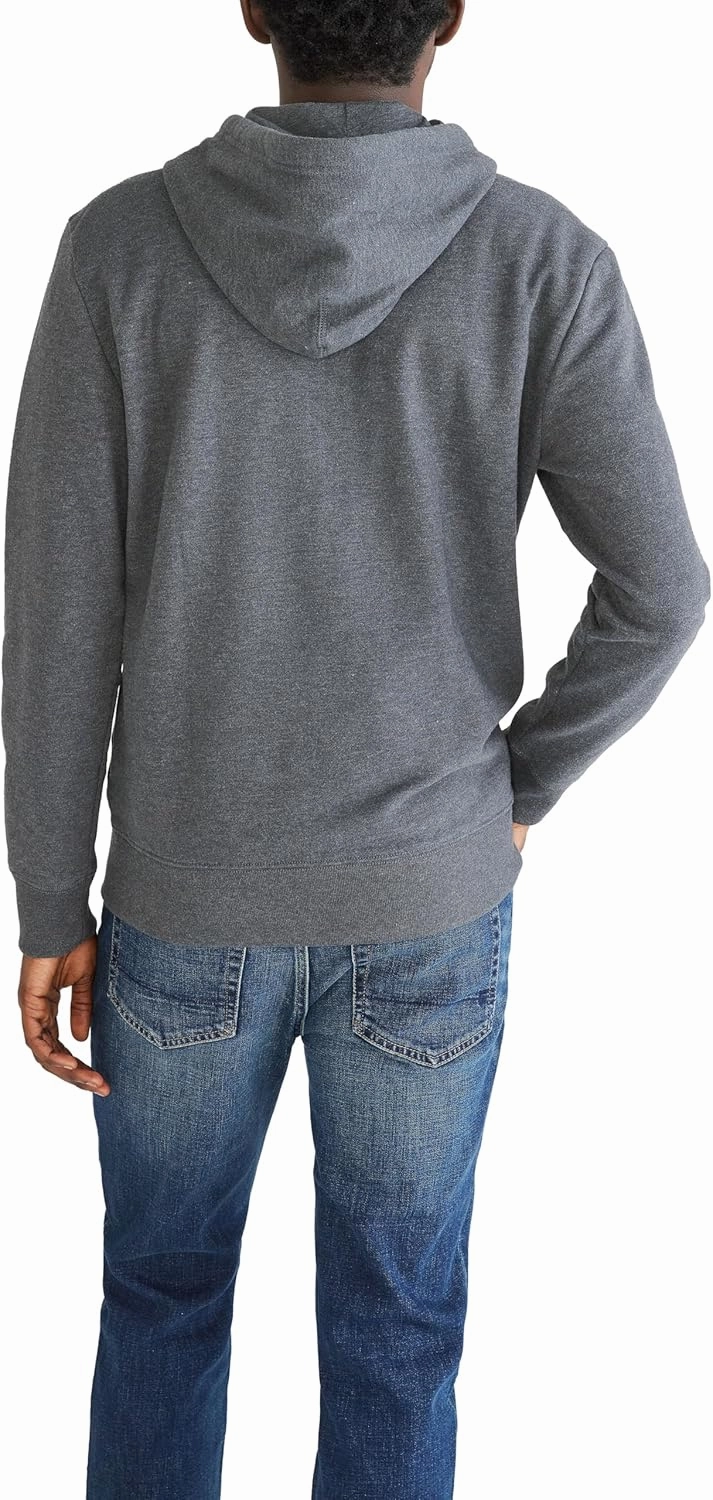 AEROPOSTALE Men's Aero Logo Full Zip Hoodie-Circle