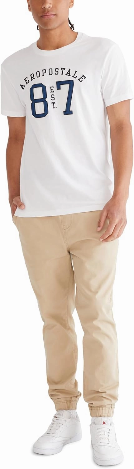 AEROPOSTALE Men's Arch Logo Short Sleeve Tee