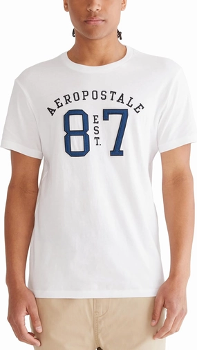 AEROPOSTALE Men's Arch Logo Short Sleeve Tee