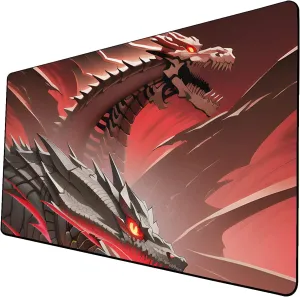 AI Painting TCG Playmat - MTG Trading Card Game Mat, 24x14 Inches Original Playmats, Smooth Surface for Rubber Collection - Fantasy Dark Vampire Lotus-236