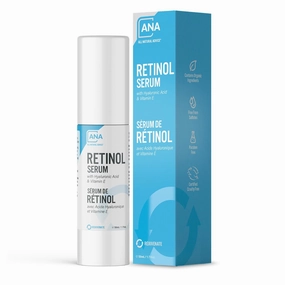 All Natural Advice Retinol Serum for Face 50mL | With Organic Botanicals, Hyaluronic Acid & Vitamin E | 1% Retinol Face Serum includes Airless Bottle & Precision Pump | Canadian Skin Care