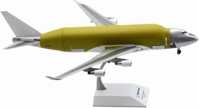 Alloy Collectible Plane 1 200 for Boeing 'BareMetal' B747-400LCF Diecast Aircraft Jet Model N7478C with Stand Miniatures Set