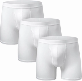 Alpine Swiss Mens Boxer Briefs 3 Pack Underwear Breathable Cotton Modal Trunks