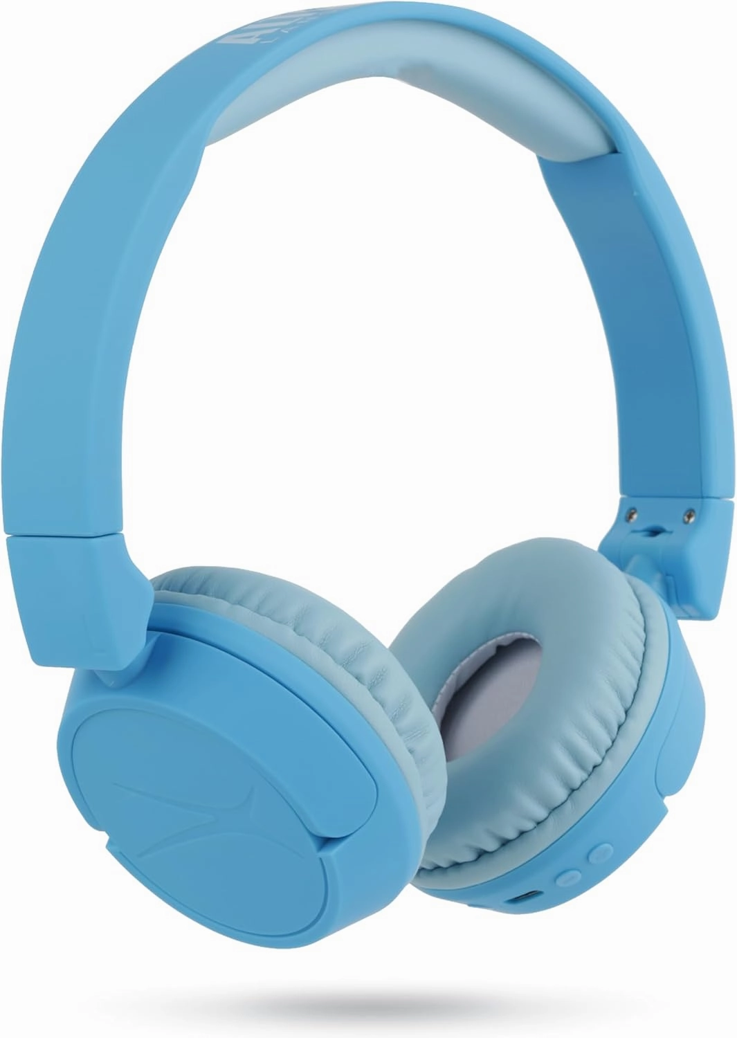 Altec Lansing - Kid Safe 2-in-1 Bluetooth Headphones, Safe Volume Limiting, Foldable Design, Enjoy Audio and Protect Your Child's Hearing (Blue)