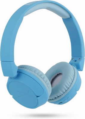 Altec Lansing - Kid Safe 2-in-1 Bluetooth Headphones, Safe Volume Limiting, Foldable Design, Enjoy Audio and Protect Your Child's Hearing (Blue)