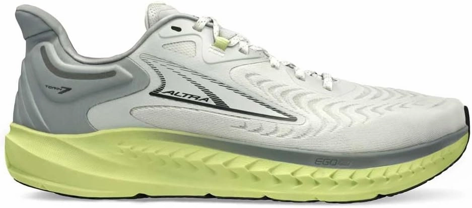 ALTRA Men's Torin 7 Road Running Shoe, Gray/Green, 7.5