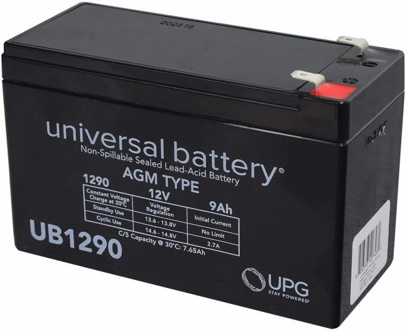AlveyTech 12 Volt 9 Ah Replacement Battery for Rollplay Nighthawk Kid Ride-On Toy - 12V Sealed Lead Acid Batteries for Kids Electric Power Car, ATV, Scooter, and Toys, Plug N Play Parts, with Harness