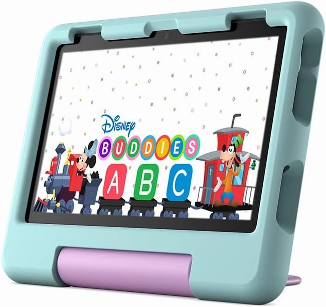 Amazon Fire HD 8 Kids tablet, ages 3-7. Top-selling 8" kids tablet on Amazon - 2022. Ad-free content with parental controls included, 13-hr battery, 32 GB, Disney Princess