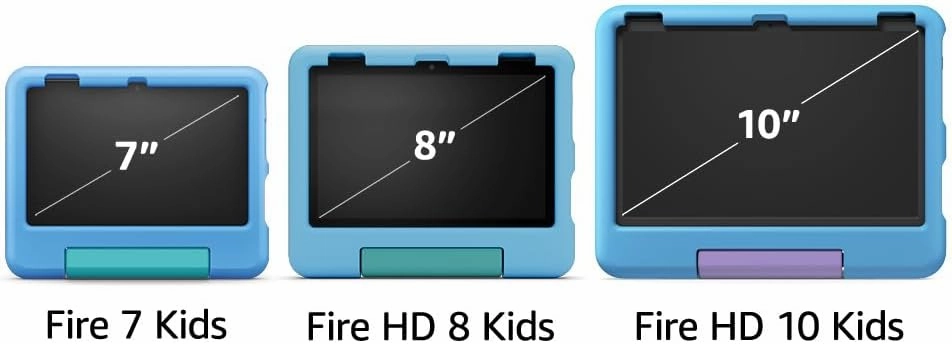 Amazon Fire HD 8 Kids tablet, ages 3-7. Top-selling 8" kids tablet on Amazon - 2022. Ad-free content with parental controls included, 13-hr battery, 32 GB, Disney Princess