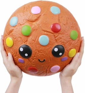 Anboor Jumbo Squishys Toy Cookies Food 10.2" Squishies Giant Kawaii Toy Slow Rising Candy Food Scented Stress Relief Toy for Kids Adults
