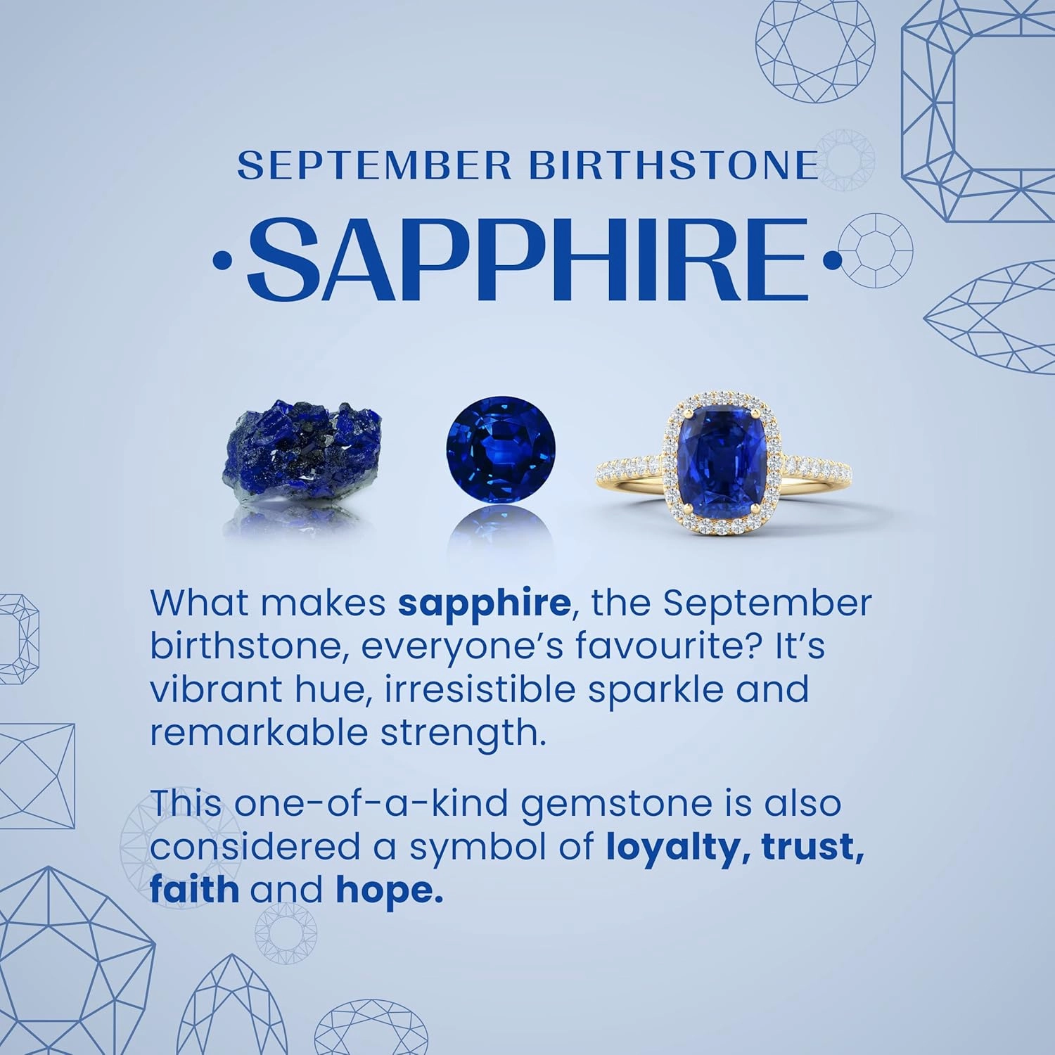 ANGARA Natural Oval Blue Sapphire Studs with Diamond Halo in 14K Solid Gold/Platinum | September Birthstone, Birthday, Engagement, Anniversary, Wedding Jewelry Gift for Women