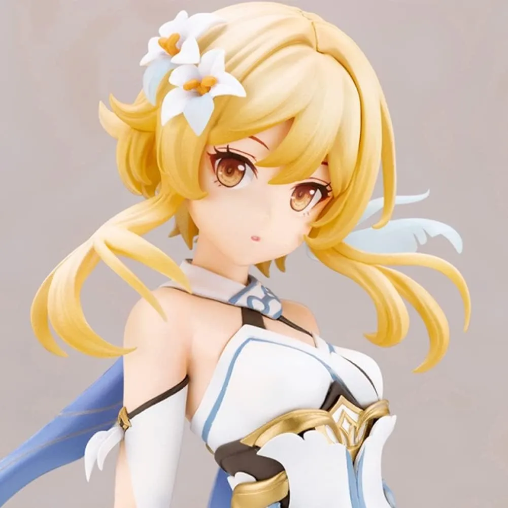 Anime Game Hutao Ganyu Barbara Lumine Aether Figure - Cute Action Figure Model Toys Desktop Collectable for Fans